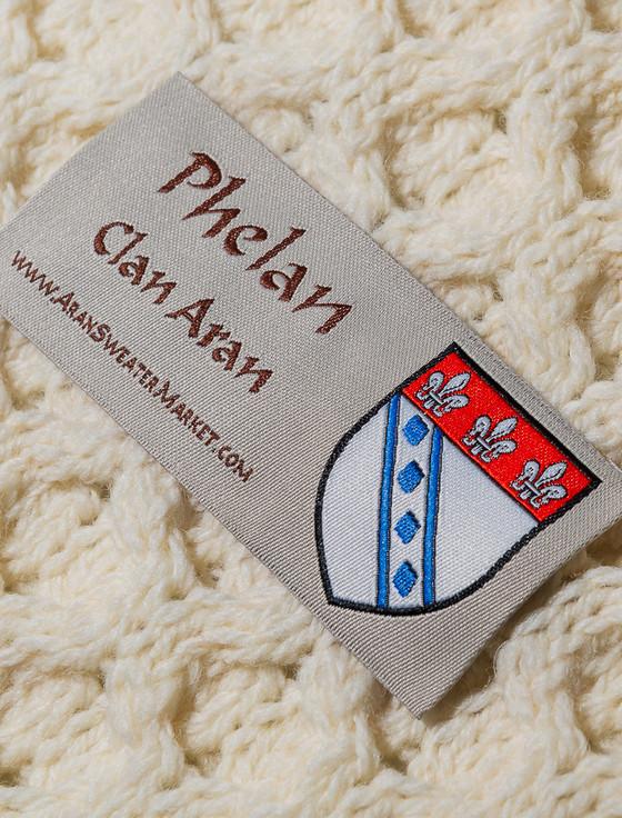 Aran Cashmere Phelan Clan Scarf