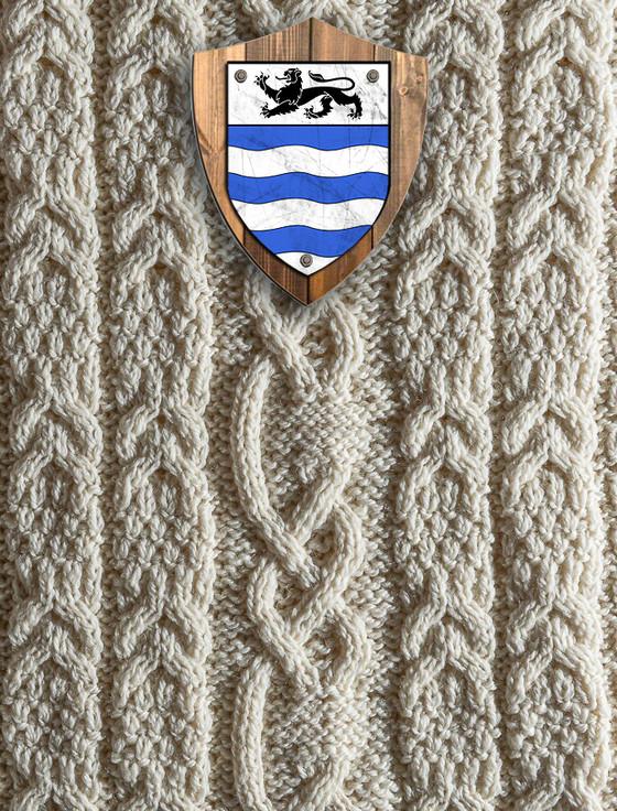 aran cashmere Phillips Clan Aran Throw