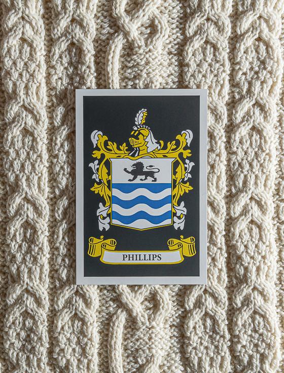 Aran Cashmere Phillips Clan Scarf