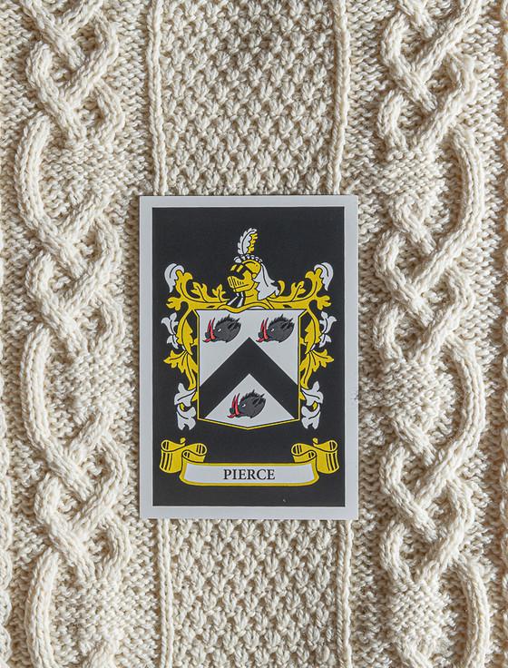 Aran Cashmere Pierce Clan Aran Throw