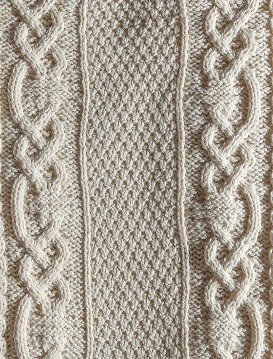 Aran Cashmere Pierce Clan Scarf