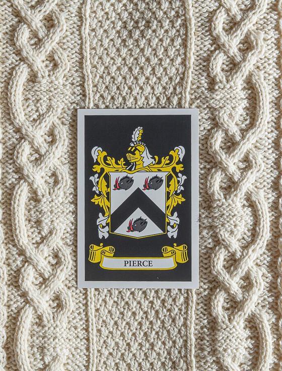 Aran Cashmere Pierce Clan Scarf