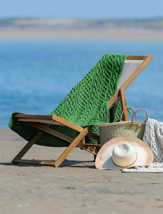 Aran Cashmere Plated Aran Throw