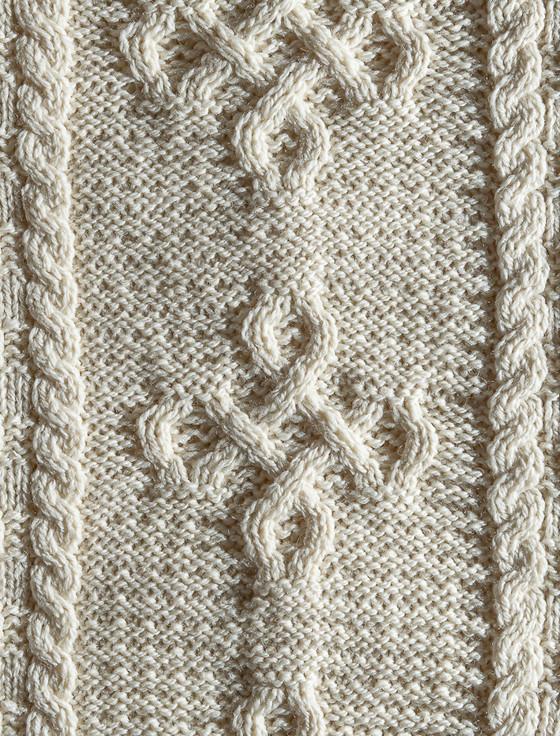 Aran Cashmere Powell Clan Scarf