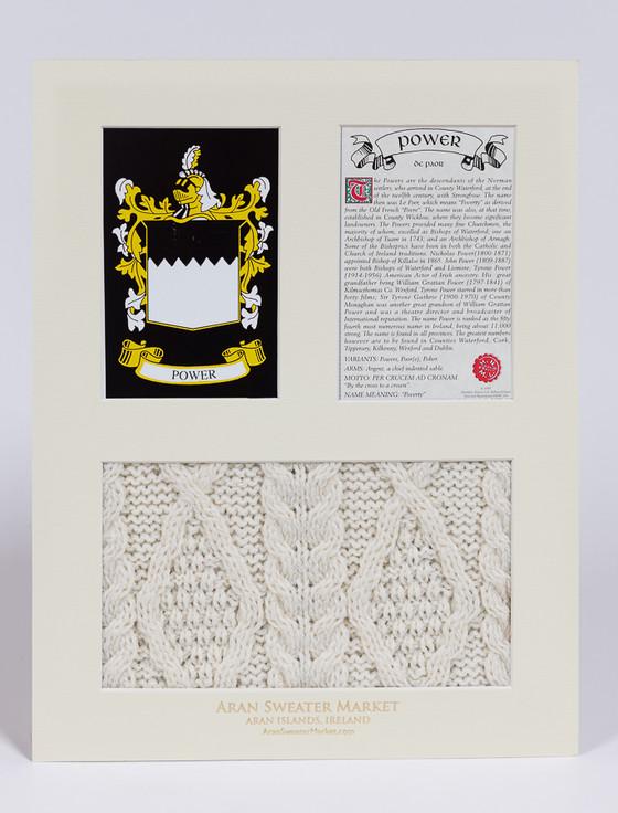 Aran Cashmere Power Clan Aran & History Display
