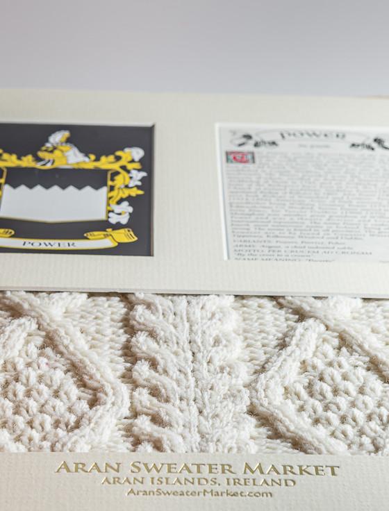 Aran Cashmere Power Clan Aran & History Display