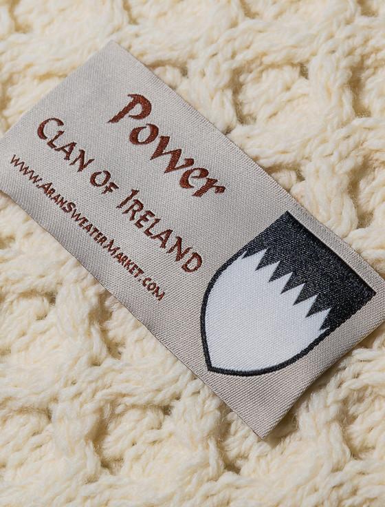 Aran Cashmere Power Clan Aran Poncho