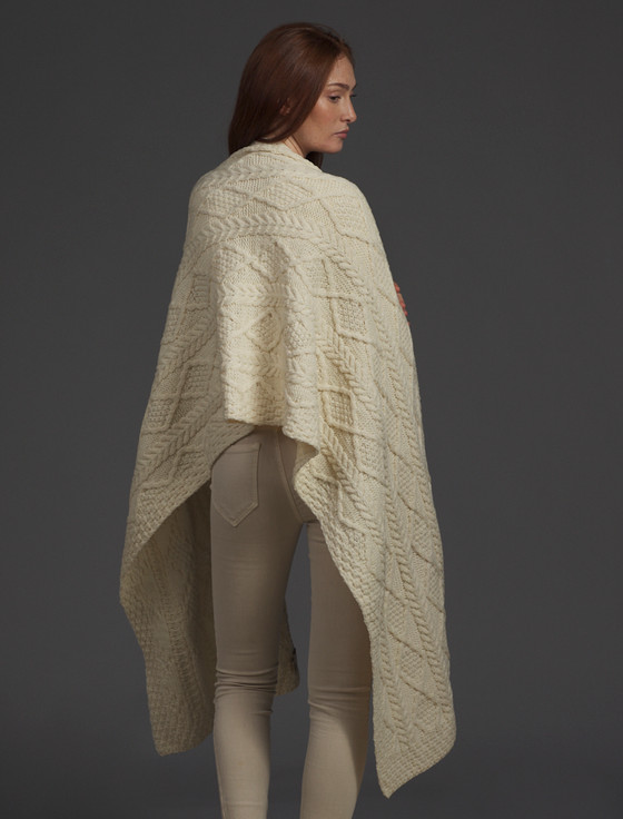 Aran Cashmere Power Clan Aran Wrap