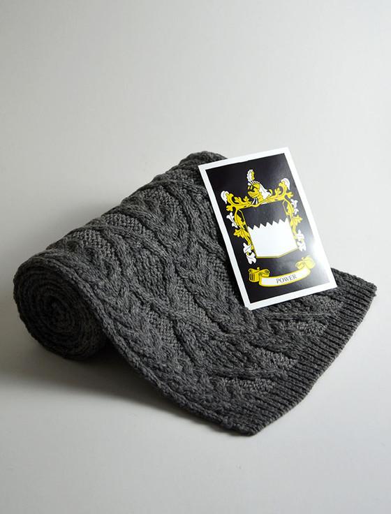 Aran Cashmere Power Clan Scarf