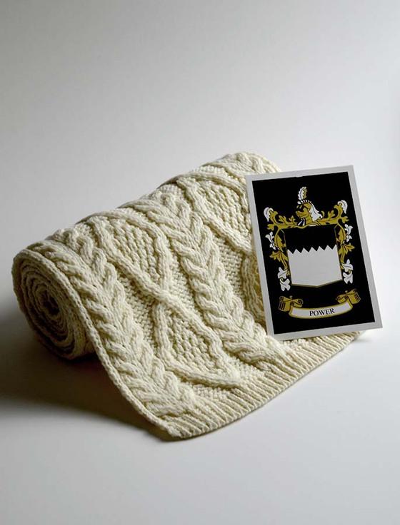 aran cashmere Power Clan Scarf