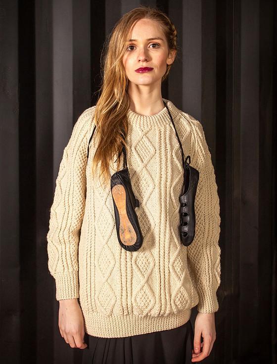 aran cashmere Premium ClanAran Women's Sweater