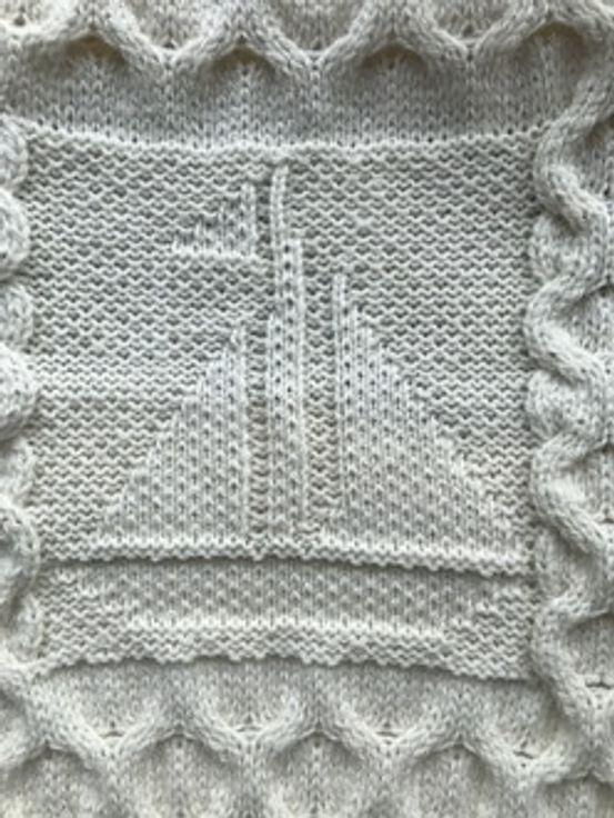 Aran Cashmere Pure Merino Wool Baby Blanket