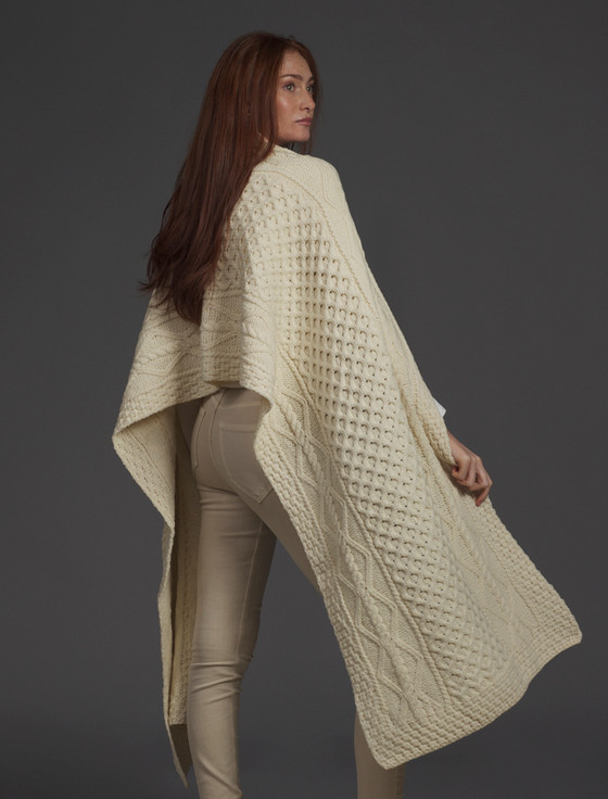 Aran Cashmere Quinn Clan Aran Wrap