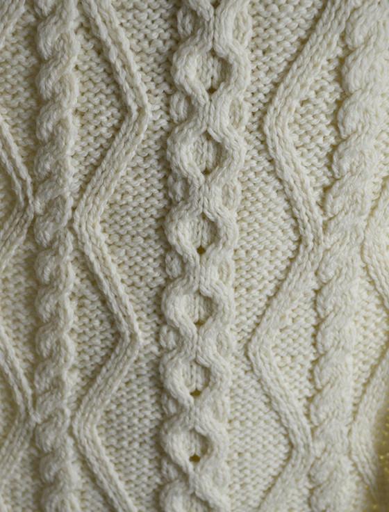 Aran Cashmere Quinn Clan Scarf