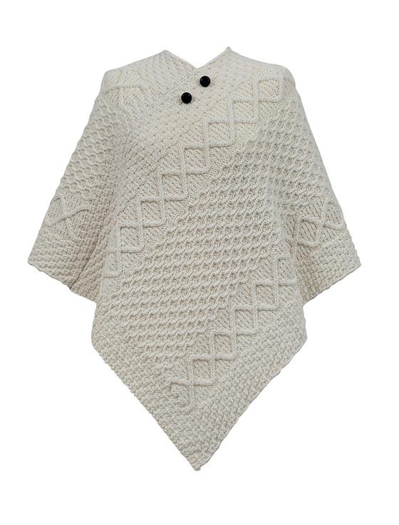 aran cashmere Redmond Clan Aran Poncho