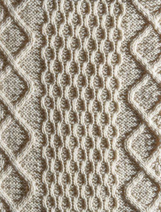 Aran Cashmere Redmond Clan Scarf