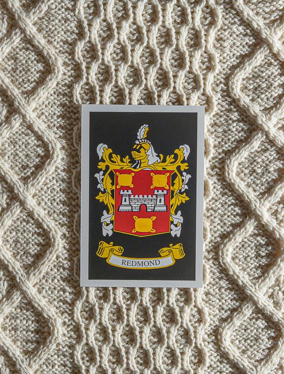 Aran Cashmere Redmond Clan Scarf