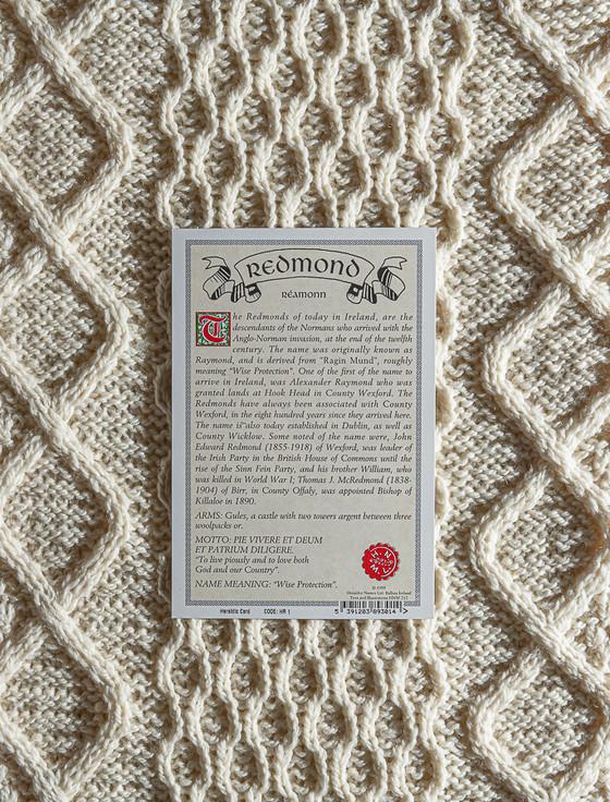 Aran Cashmere Redmond Clan Scarf