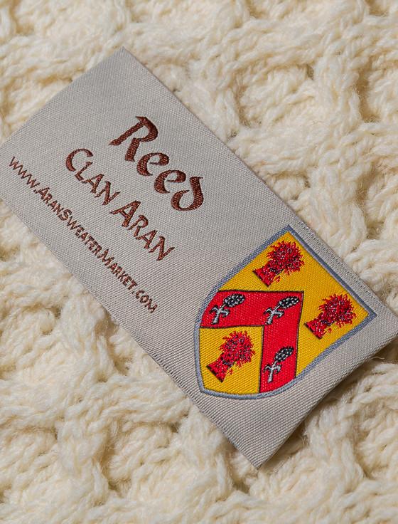 Aran Cashmere Reed Clan Scarf
