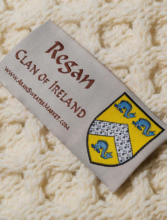 Aran Cashmere Regan Clan Aran Poncho