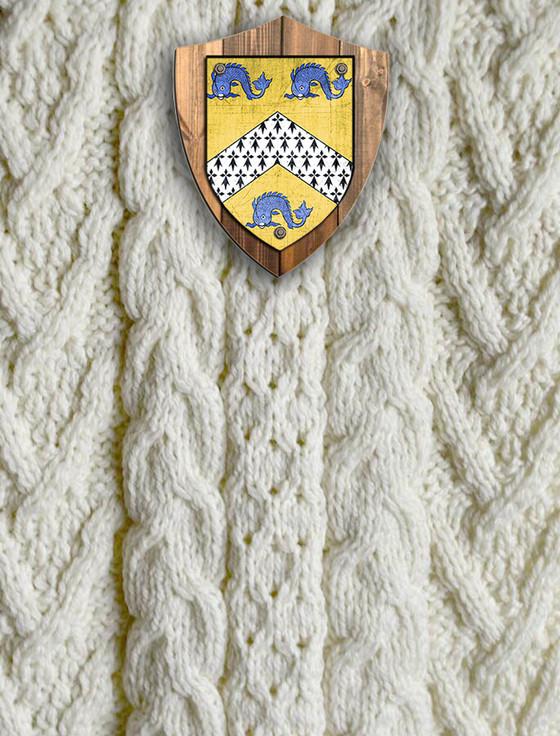 Aran Cashmere Regan Clan Aran Throw