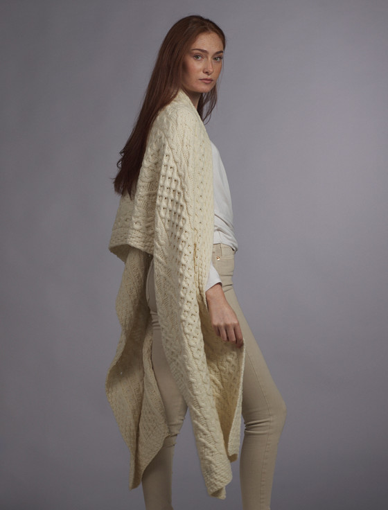 Aran Cashmere Regan Clan Aran Wrap