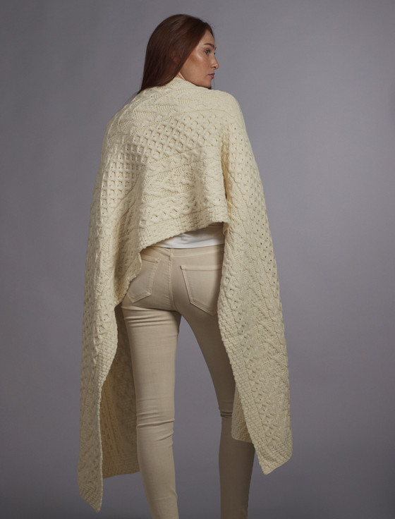 Aran Cashmere Regan Clan Aran Wrap