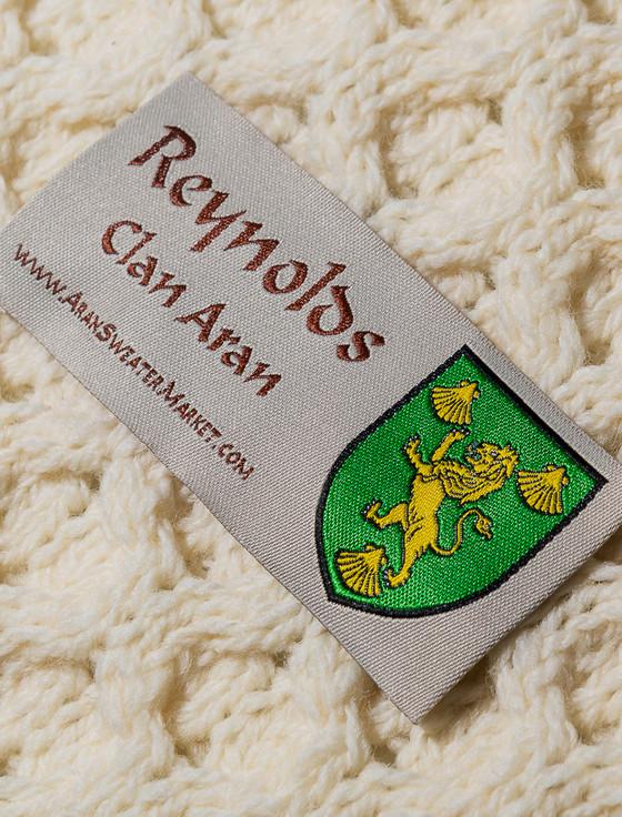 Aran Cashmere Reynolds Clan Aran Throw