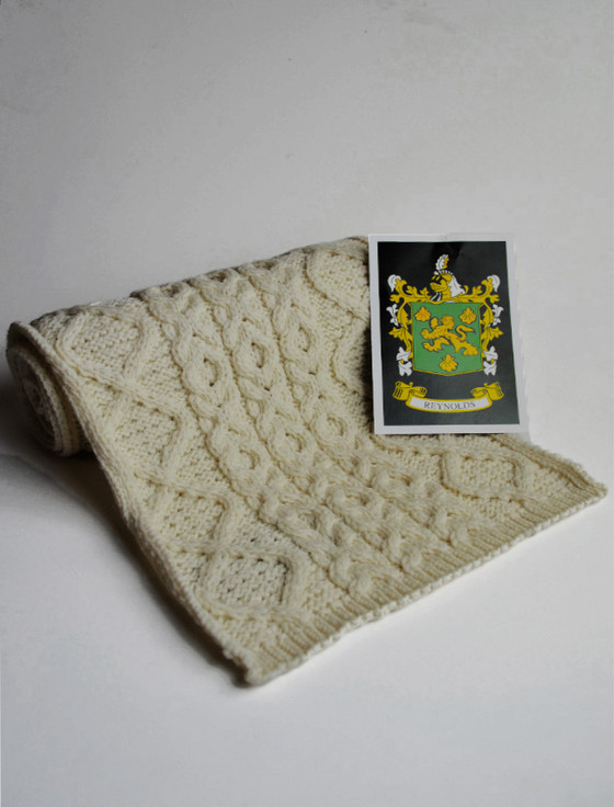aran cashmere Reynolds Clan Scarf