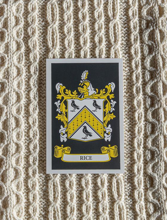 Aran Cashmere Rice Clan Aran Throw