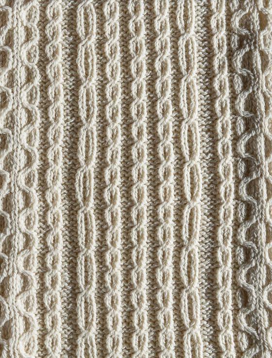 Aran Cashmere Rice Clan Scarf