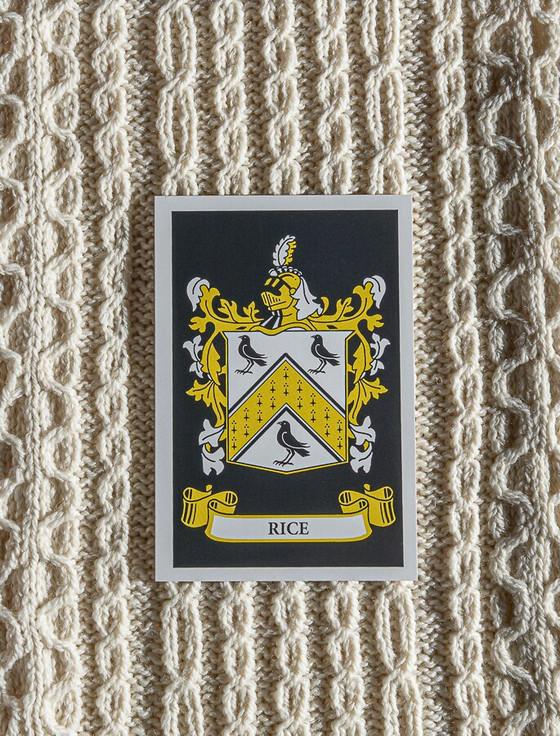Aran Cashmere Rice Clan Scarf