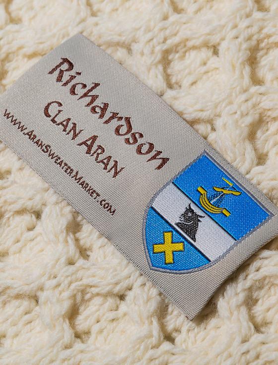 Aran Cashmere Richardson Clan Scarf