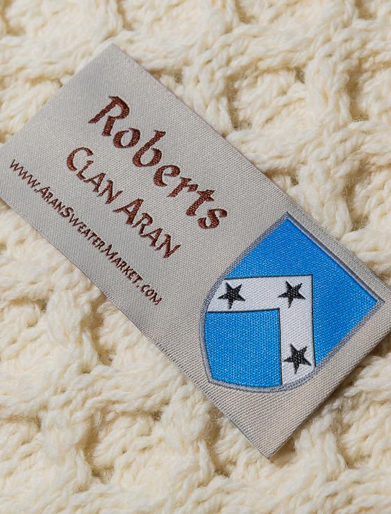 Aran Cashmere Roberts Clan Aran Poncho