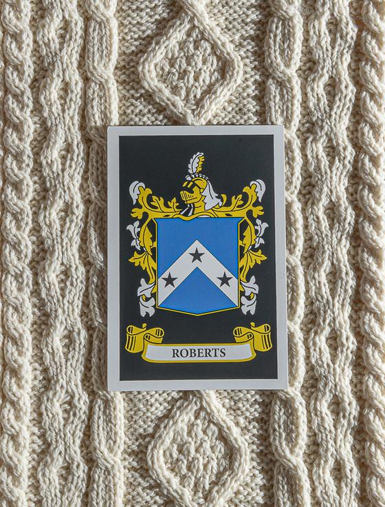 Aran Cashmere Roberts Clan Scarf