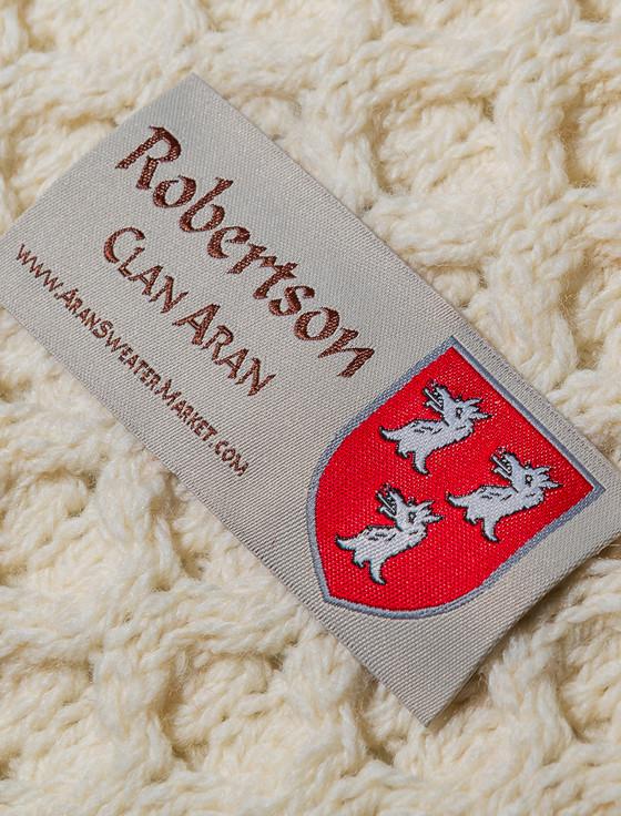 Aran Cashmere Robertson Clan Aran Poncho