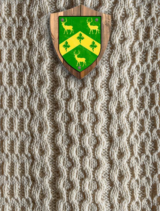 Aran Cashmere Robinson Clan Aran Throw