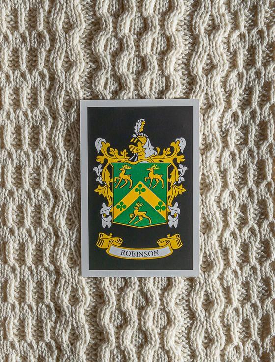 Aran Cashmere Robinson Clan Scarf
