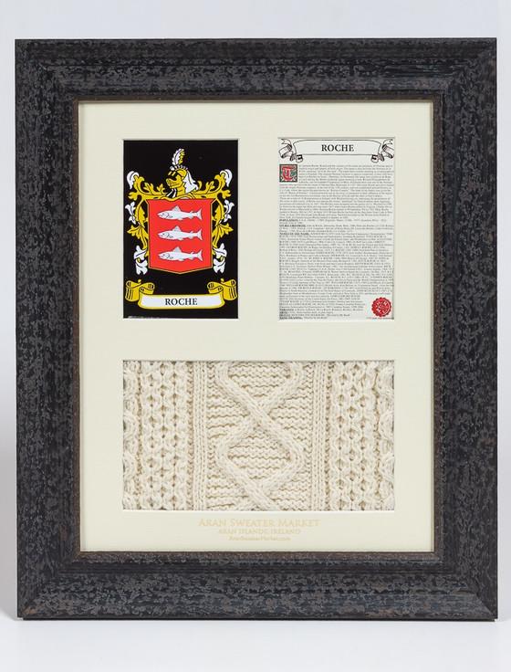 aran cashmere Roche Clan Aran & History Display