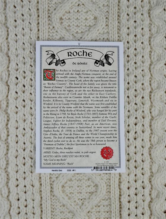 Aran Cashmere Roche Clan Scarf