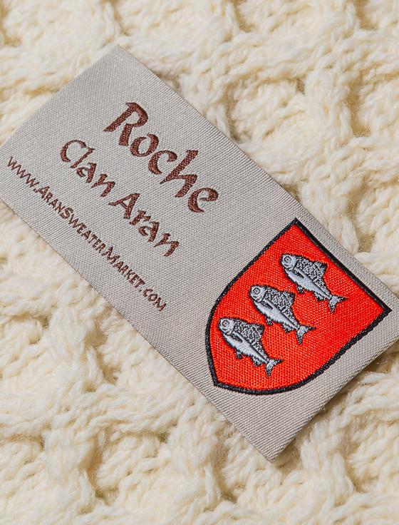 Aran Cashmere Roche Clan Scarf