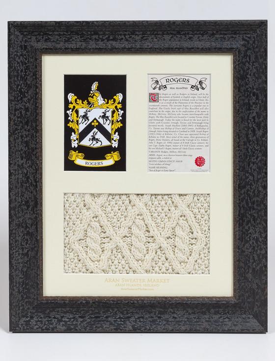 aran cashmere Rogers Clan Aran & History Display