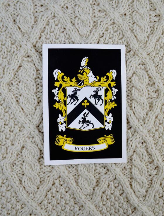Aran Cashmere Rogers Clan Scarf