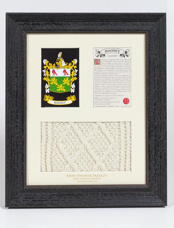 aran cashmere Rooney Clan Aran & History Display