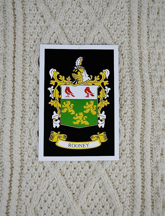 Aran Cashmere Rooney Clan Scarf