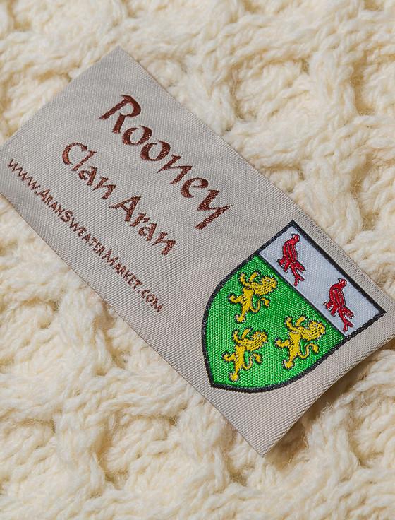 Aran Cashmere Rooney Clan Scarf