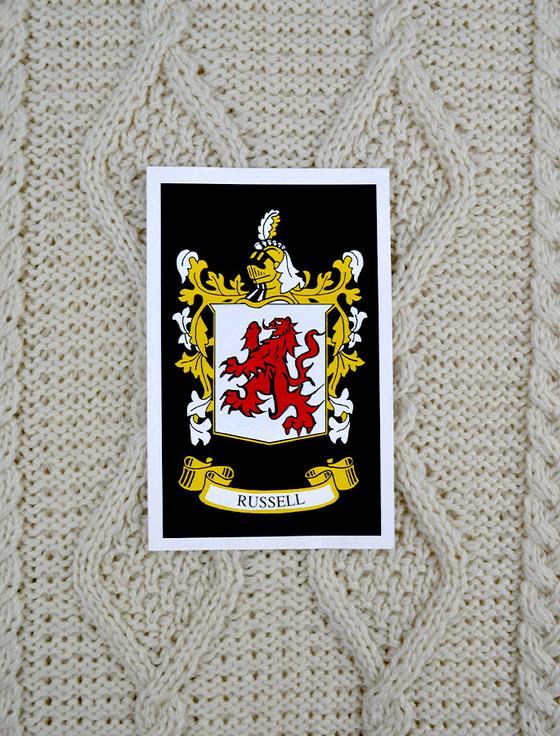 Aran Cashmere Russell Clan Aran Throw
