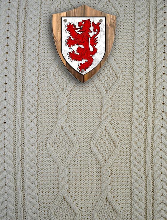 aran cashmere Russell Clan Aran Throw