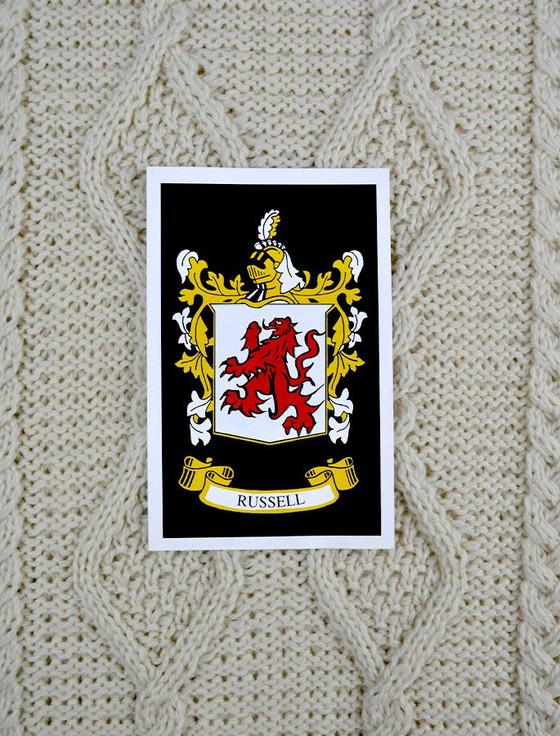 Aran Cashmere Russell Clan Scarf