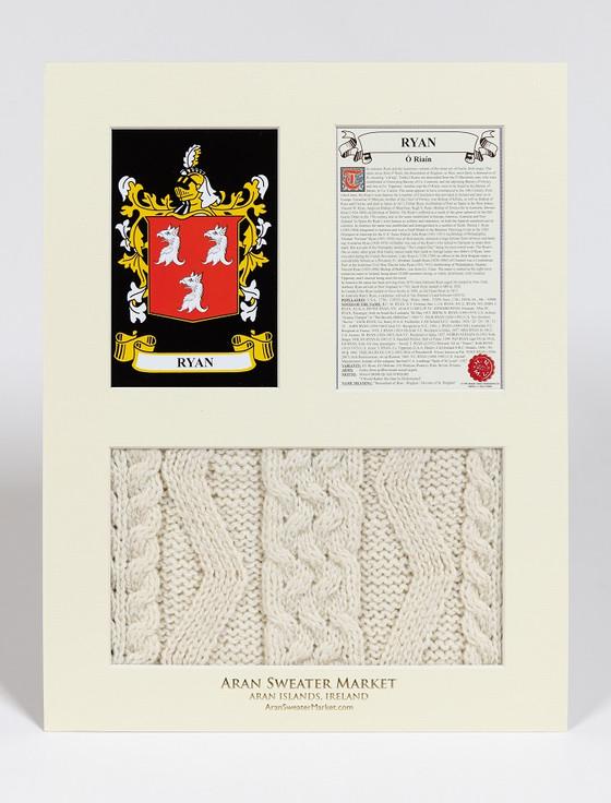 Aran Cashmere Ryan Clan Aran & History Display